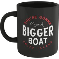 Jaws Bigger Boat Mug - Black 
Jaws Bigger Boat Mug - Black