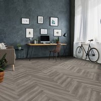 Kraus Herringbone Luxury Vinyl Floor Tile Sample - Harpsden Grey
Kraus Herringbone Luxury Vinyl Floor Tile Sample - Harpsden Grey