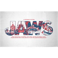 Jaws Text Illustration Woven Rug - Small
Jaws Text Illustration Woven Rug - Small