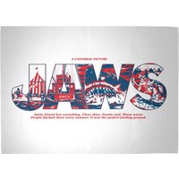 Jaws Text Illustration Woven Rug - Large
Jaws Text Illustration Woven Rug - Large