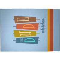 Big Lebowski Dude Abides Woven Rug - Large
Big Lebowski Dude Abides Woven Rug - Large