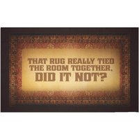 Big Lebowski Text Woven Rug - Small
Big Lebowski Text Woven Rug - Small
