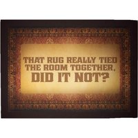 Big Lebowski Text Woven Rug - Large
Big Lebowski Text Woven Rug - Large