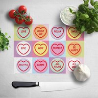 Swizzels Love Hearts Sweets Chopping Board
Swizzels Love Hearts Sweets Chopping Board