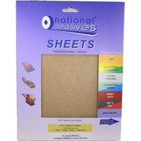National Abrasive Sandpaper Sheets Assorted - 15 Pack
National Abrasive Sandpaper Sheets Assorted - 15 Pack