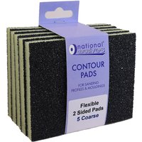 National Abrasive Sanding Contour Pads Coarse - 5 Pack
National Abrasive Sanding Contour Pads Coarse - 5 Pack