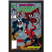 Marvel Spider-Man Venom Carnage Comic Cover Framed Art Print
Marvel Spider-Man Venom Carnage Comic Cover Framed Art Print