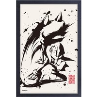 Sonic the Hedgehog Inked Knuckles Framed Art Print 
Sonic the Hedgehog Inked Knuckles Framed Art Print