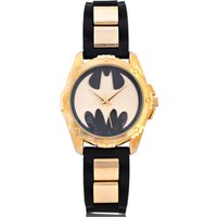 DC Comics Batgirl Black Silicone Strap with Brushed Goldtone Link Watch
DC Comics Batgirl Black Silicone Strap with Brushed Goldtone Link Watch