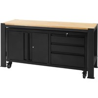 Pinnacle Matte Black Mobile Garage Storage Trolley and Heavy Duty Garage Workbench
Pinnacle Matte Black Mobile Garage Storage Trolley and Heavy Duty Garage Workbench