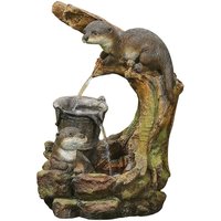 Stylish Fountain Otters Element Water Feature with LEDs
Stylish Fountain Otters Element Water Feature with LEDs
