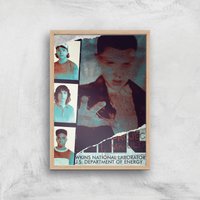 Stranger Things National Laboratory Giclee Art Print - A4 - Wooden Frame, Multi
Stranger Things National Laboratory Giclee Art Print - A4 - Wooden Frame, Multi