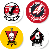 Top Gun Maverick Call Outs Round Coaster Set
Top Gun Maverick Call Outs Round Coaster Set