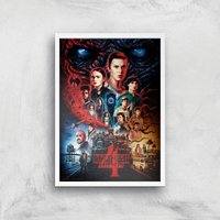 Stranger Things Composition Giclee Art Print - A3 - White Frame, Multi
Stranger Things Composition Giclee Art Print - A3 - White Frame, Multi