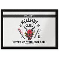 Stranger Things Welcome To The Hellfire Club Entrance Mat
Stranger Things Welcome To The Hellfire Club Entrance Mat