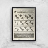 Jurassic World Dino Tracks Pocket Guide Giclee Art Print - A4 - Black Frame, Multi
Jurassic World Dino Tracks Pocket Guide Giclee Art Print - A4 - Black Frame, Multi