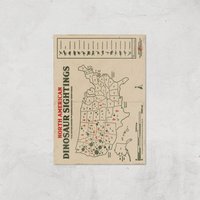 Jurassic World Dinosaur Sightings Map Giclee Art Print - A4 - Print Only, Multi
Jurassic World Dinosaur Sightings Map Giclee Art Print - A4 - Print Only, Multi