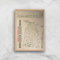 Jurassic World Dinosaur Sightings Map Giclee Art Print - A2 - Wooden Frame, Multi
Jurassic World Dinosaur Sightings Map Giclee Art Print - A2 - Wooden Frame, Multi