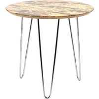 Back To The Future DeLorean Blueprints Wooden Side Table - Silver
Back To The Future DeLorean Blueprints Wooden Side Table - Silver