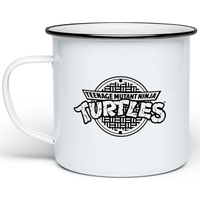 Teenage Mutant Ninja Turtles Sewer Logo Enamel Mug - White 
Teenage Mutant Ninja Turtles Sewer Logo Enamel Mug - White