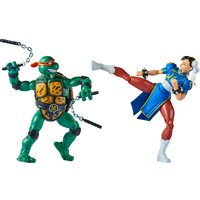 Playmates Teenage Mutant Ninja Turtles x Street Fighter Michaelangelo vs Chun Li Action Figure 2 Pack
Playmates Teenage Mutant Ninja Turtles x Street Fighter Michaelangelo vs Chun Li Action Figure 2 Pack
