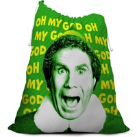Elf Oh My God! Santa's Coming! Christmas Santa Sack
Elf Oh My God! Santa's Coming! Christmas Santa Sack