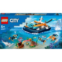 LEGO City: Explorer Diving Boat Set with Submarine Toy (60377)
LEGO City: Explorer Diving Boat Set with Submarine Toy (60377)