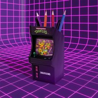 Teenage Mutant Ninja Turtles 3D Arcade Machine Desk Tidy Pen Pot
Teenage Mutant Ninja Turtles 3D Arcade Machine Desk Tidy Pen Pot