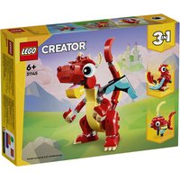LEGO Creator 3in1 Red Dragon Toy with Animal Figures 31145
LEGO Creator 3in1 Red Dragon Toy with Animal Figures 31145