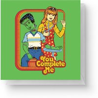 Steven Rhodes You Complete Me Square Greetings Card
Steven Rhodes You Complete Me Square Greetings Card