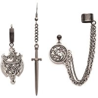 SalesOne Game Of Thrones House Of The Dragon Targaryen Mismatched Earring Set
SalesOne Game Of Thrones House Of The Dragon Targaryen Mismatched Earring Set