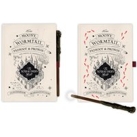 Harry Potter The Marauder's Map Optically Variable Ink Premium A5 Notebook 
Harry Potter The Marauder's Map Optically Variable Ink Premium A5 Notebook