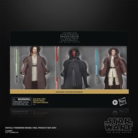 Hasbro Star Wars The Black Series Qui-Gon Jinn, Darth Maul, Obi-Wan Kenobi Star Wars: The Phantom Menace 6 Inch Action Figures
Hasbro Star Wars The Black Series Qui-Gon Jinn, Darth Maul, Obi-Wan Kenobi Star Wars: The Phantom Menace 6 Inch Action Figures