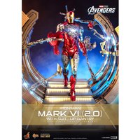 Hot Toys 1:6 Scale Marvel Iron Man Mark VI (2.0) with Suit-Up Gantry Statue
Hot Toys 1:6 Scale Marvel Iron Man Mark VI (2.0) with Suit-Up Gantry Statue