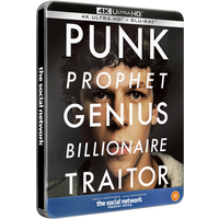 The Social Network 4K Ultra HD & Blu-ray Steelbook
The Social Network 4K Ultra HD & Blu-ray Steelbook