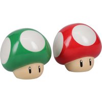 Nintendo Super Mario Mushroom Salt and Pepper Shakers
Nintendo Super Mario Mushroom Salt and Pepper Shakers