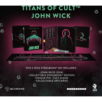 John Wick 10th Anniversary Titans of Cult 4K Ultra HD Steelbook 
John Wick 10th Anniversary Titans of Cult 4K Ultra HD Steelbook