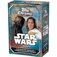 2025 Topps Chrome Star Wars Value Box CDU (8 Packs)
2025 Topps Chrome Star Wars Value Box CDU (8 Packs)