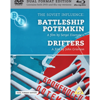 Battleship Potemkin / Drifters (Blu-Ray and DVD)
Battleship Potemkin / Drifters (Blu-Ray and DVD)