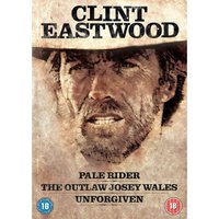 Clint Eastwood Westerns Collection (Pale Rider, Unforgiven, The Outlaw Josey Wales)
Clint Eastwood Westerns Collection (Pale Rider, Unforgiven, The Outlaw Josey Wales)