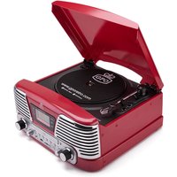 GPO Retro Memphis Turntable 4-in-1 Music System with Built in CD and FM Radio - Red
GPO Retro Memphis Turntable 4-in-1 Music System with Built in CD and FM Radio - Red