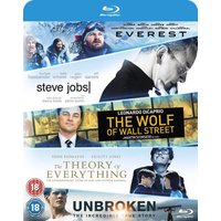 Everest/Theory Of Everything/Wolf Of Wall Street/Steve Jobs/Unbroken Boxset
Everest/Theory Of Everything/Wolf Of Wall Street/Steve Jobs/Unbroken Boxset