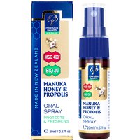 Спрей для горла с прополисом и медом манука Manuka Health Propolis and MGO 400 Manuka Honey Throat Spray 20 мл
Спрей для горла с прополисом и медом манука Manuka Health Propolis and MGO 400 Manuka Honey Throat Spray 20 мл