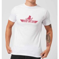 Nintendo Mario Kart Here We Go Mario Men's White T-Shirt - XS
Nintendo Mario Kart Here We Go Mario Men's White T-Shirt - XS