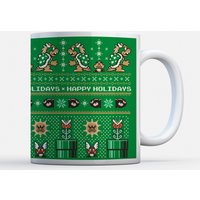 Nintendo Super Mario Happy Holidays Bad Guys Mug
Nintendo Super Mario Happy Holidays Bad Guys Mug