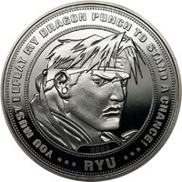 Street Fighter 'Ryu' Collector's Limited Edition Coin: Silver Variant
Street Fighter 'Ryu' Collector's Limited Edition Coin: Silver Variant