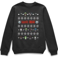 DC Comics Suicide Squad Character Faces Black Christmas Sweater - M
DC Comics Suicide Squad Character Faces Black Christmas Sweater - M