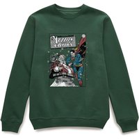 DC Comics Originals Superman Action Comics Green Christmas Sweater - S
DC Comics Originals Superman Action Comics Green Christmas Sweater - S
