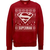 DC Superman Christmas Knit Logo Red Christmas Sweater - M
DC Superman Christmas Knit Logo Red Christmas Sweater - M
