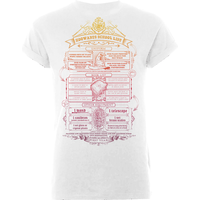 Harry Potter Hogwarts School List Men's White T-Shirt - XXL
Harry Potter Hogwarts School List Men's White T-Shirt - XXL